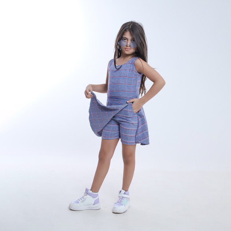 بيبو سالوبيت شورت بناتي كاروه_ازرق - Image 3